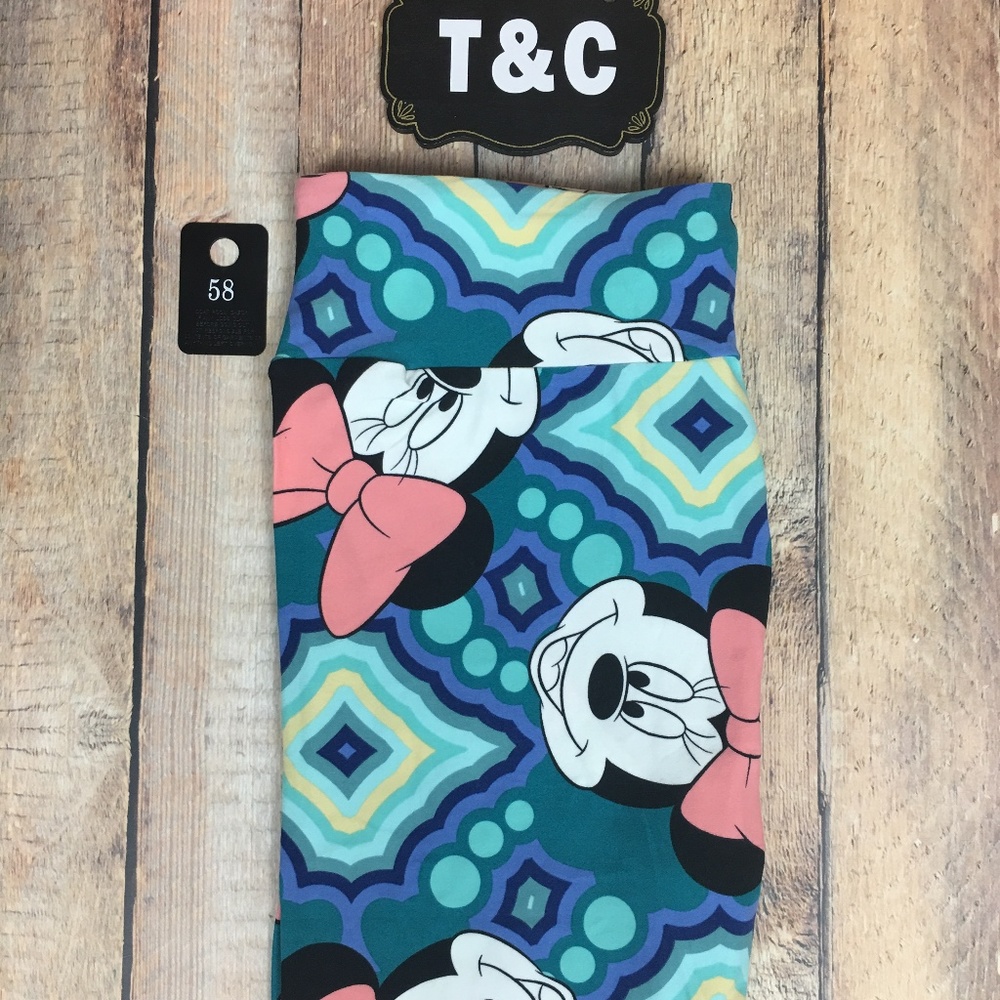 LuLaRoe TC Minnie Mouse Disney Leggings